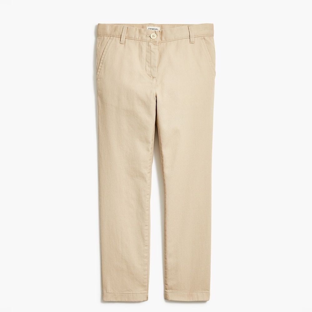 Crewcuts Girls’ Cotton Chino Pant Size 12 NWT #BI513